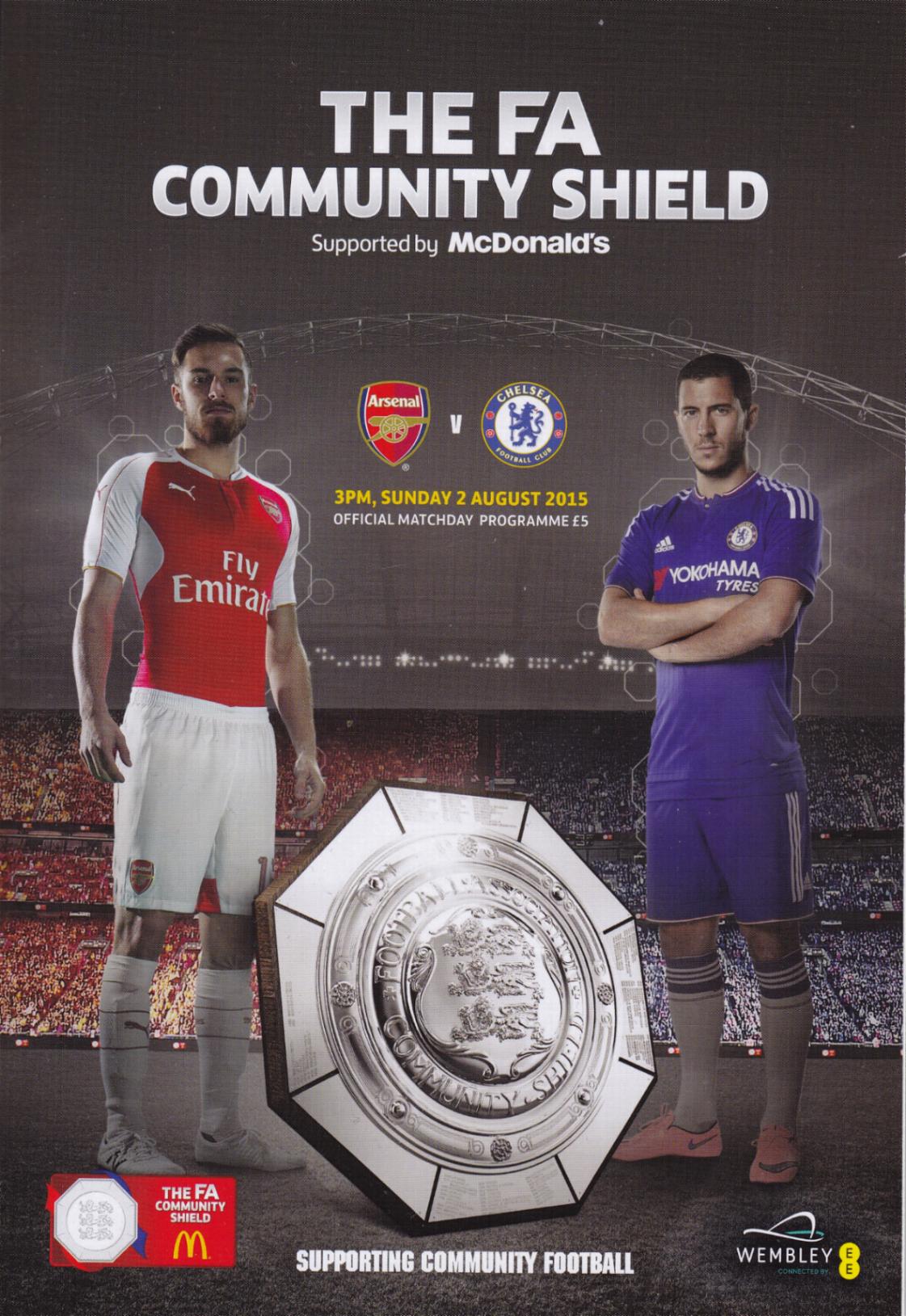 2015 COMMUNITY SHIELD - ARSENAL v CHELSEA